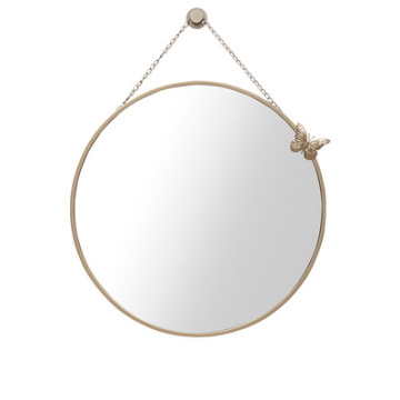 Fashion Modern Style Metal Wall Mirrors Home Decor Hanging Mirror Round Decor Wall Mirror